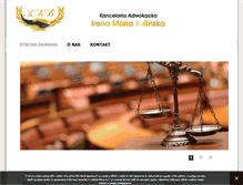 Tablet Screenshot of adwokat-bulinska.pl